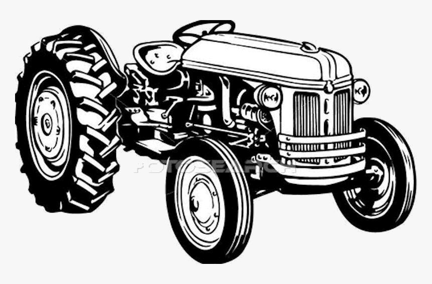 old tractor clipart antique tractor clipart black and white hd png download kindpng old tractor clipart antique tractor