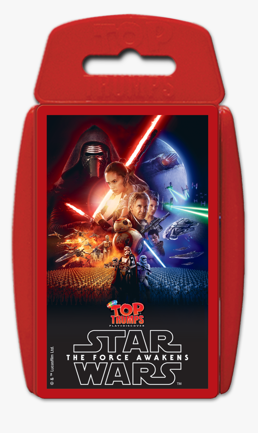 Star Wars The Force Awakens Top Trumps - Star Wars Episode Vii The Force Awakens 2015 Movie, HD Png Download, Free Download