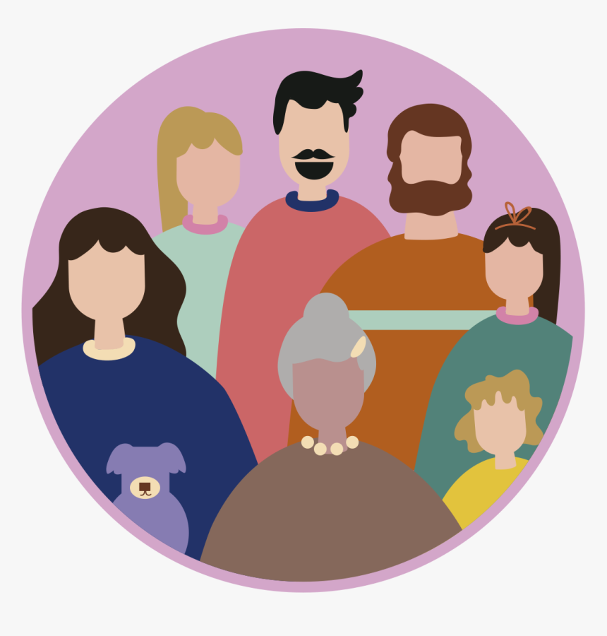 Card Image Cap - Group Of People Gif Transparent, HD Png Download, Free Download