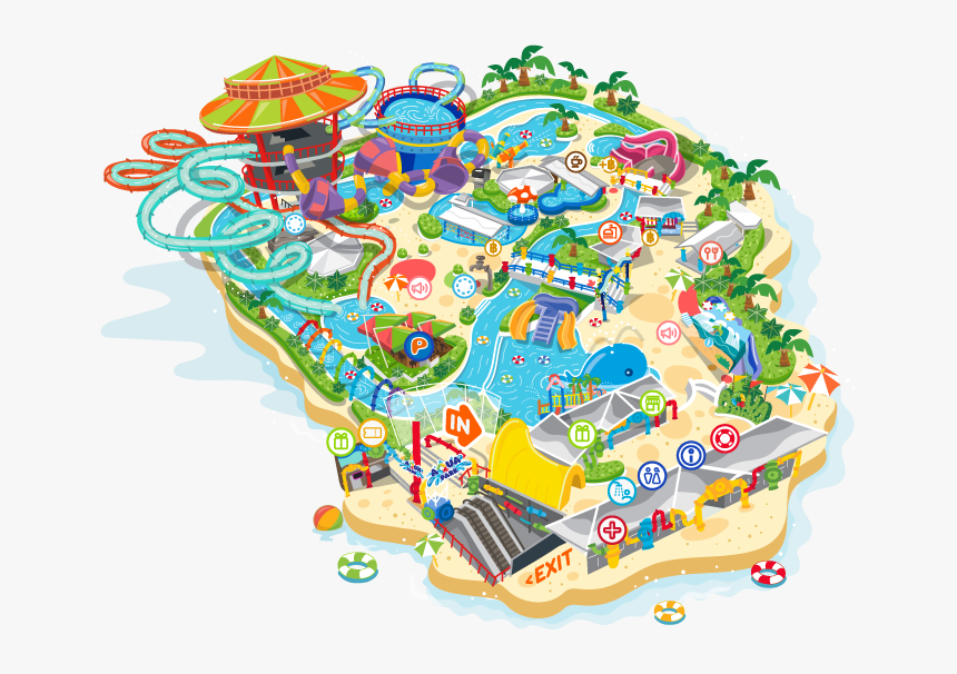 Pororo Aquapark Bangkok - สวน น้ำ เดอะมอลล์ บางแค, HD Png Download, Free Download