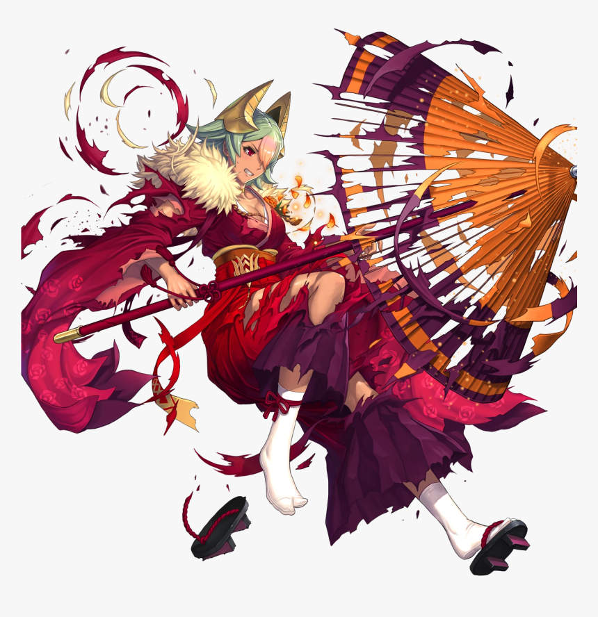 Japanese Umbrella Png -download Png - Fire Emblem Heroes Laegjarn New Year, Transparent Png, Free Download