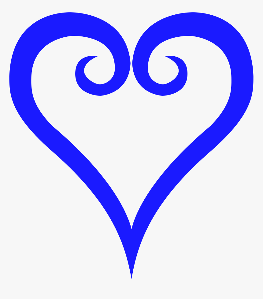 Transparent Down Syndrome Clipart - Kingdom Hearts Heart Symbol, HD Png Download, Free Download