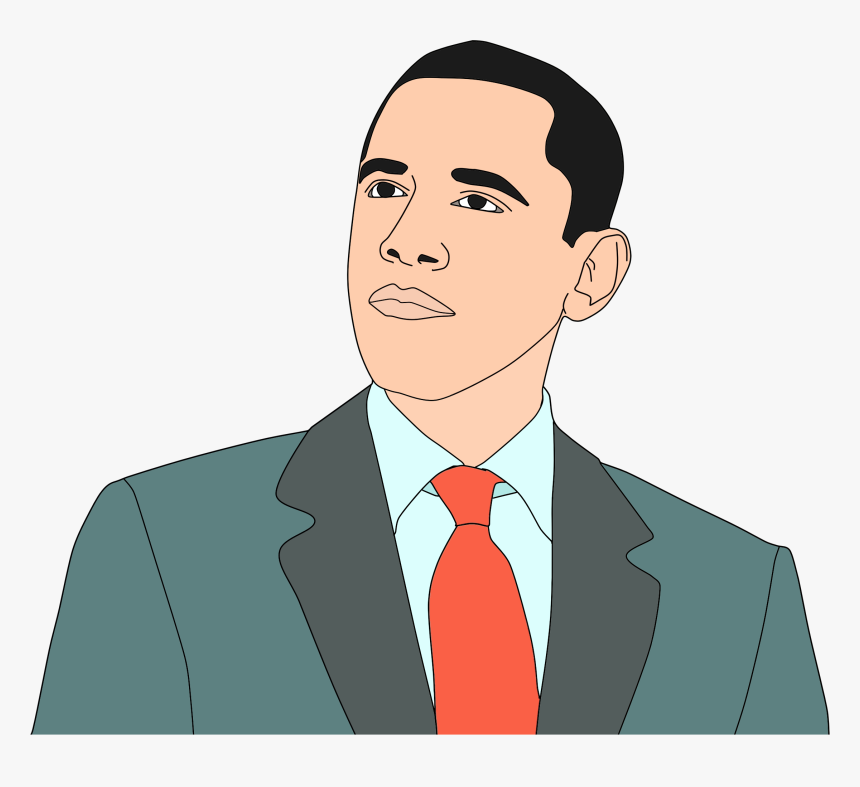 Barack Obama Portrait Vector Clipart Image - Barack Obama Clipart Png, Transparent Png, Free Download