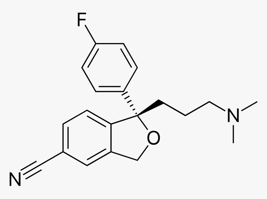 Escitalopram Formula, HD Png Download, Free Download