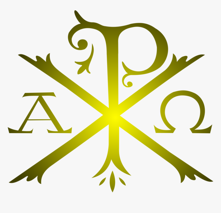 Clip Art Chi Rho Alpha Omega - Chi Rho, HD Png Download - kindpng