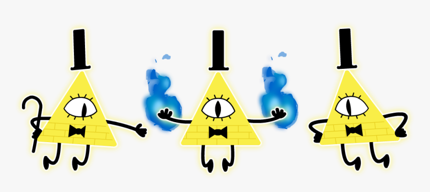 Bill Cipher From Gravity Falls , Png Download - Gravity Falls Bill Cipher Blue Fire, Transparent Png, Free Download