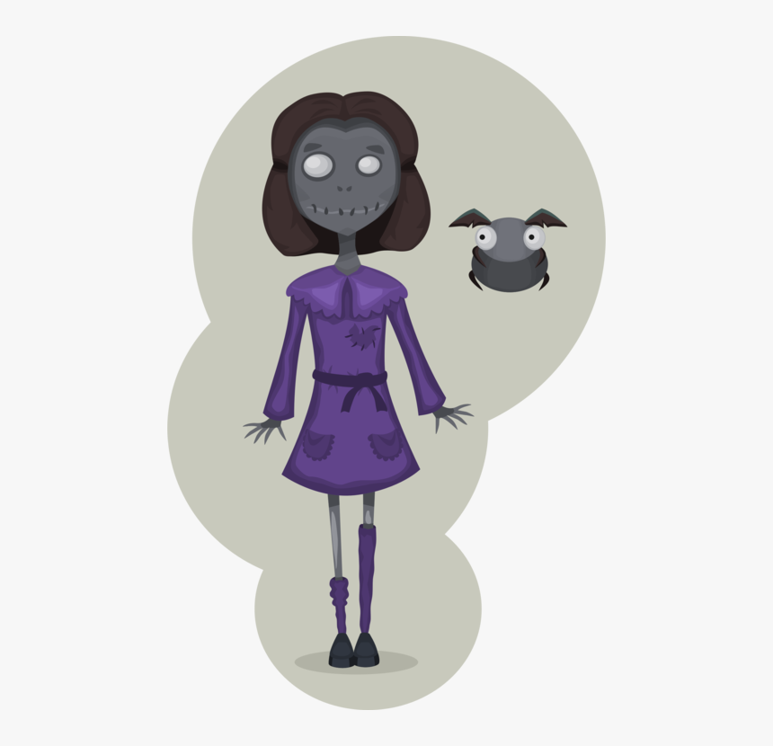 Art,purple,fictional Character - Png Scared Cartoon Girl Transparent, Png Download, Free Download