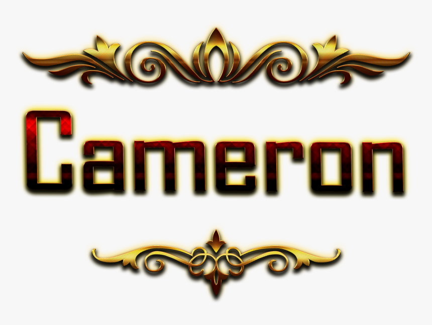 Cameron Decorative Name Png, Transparent Png, Free Download