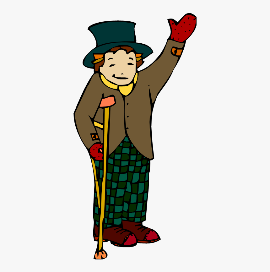 Tiny Tim A Christmas Carol Png Clipart , Png Download - Tiny Tim Christmas Carol Drawing, Transparent Png, Free Download
