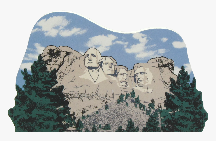 Mount Rushmore Drawing : The steep and winding roads leading up to the