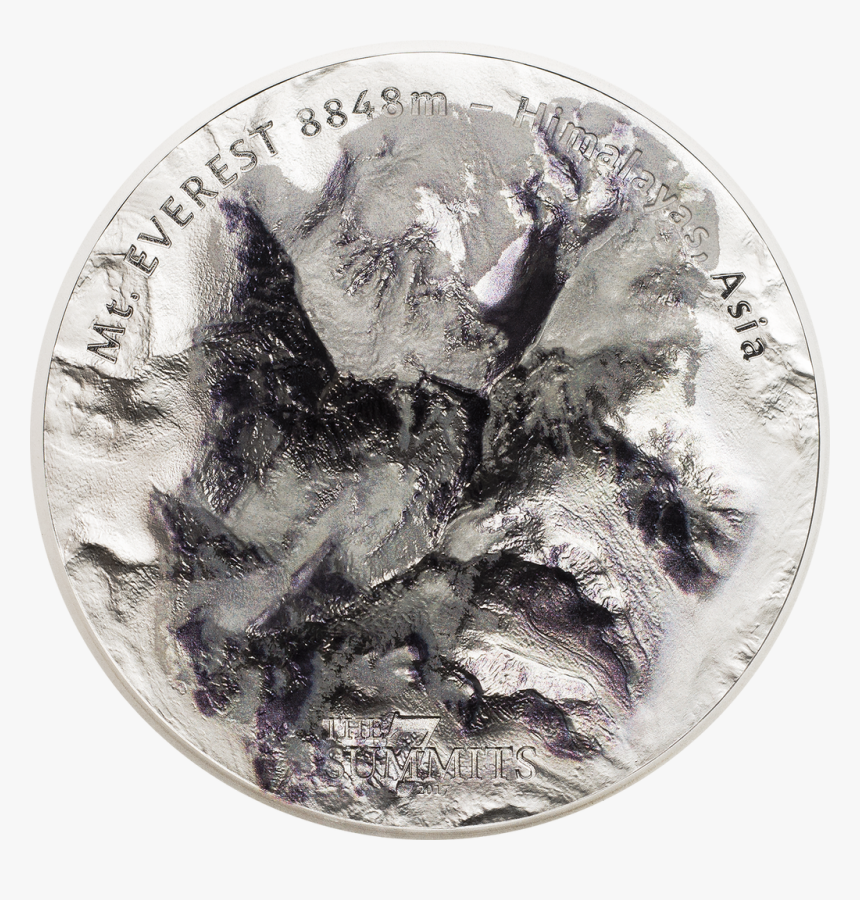 Transparent Mount Rushmore Png - 2017 Mt Everest 5 Oz Silver Coin, Png Download, Free Download