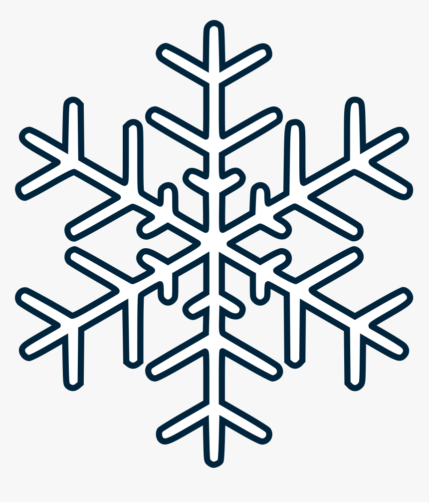 Black Snowflake Transparent Background, HD Png Download, Free Download