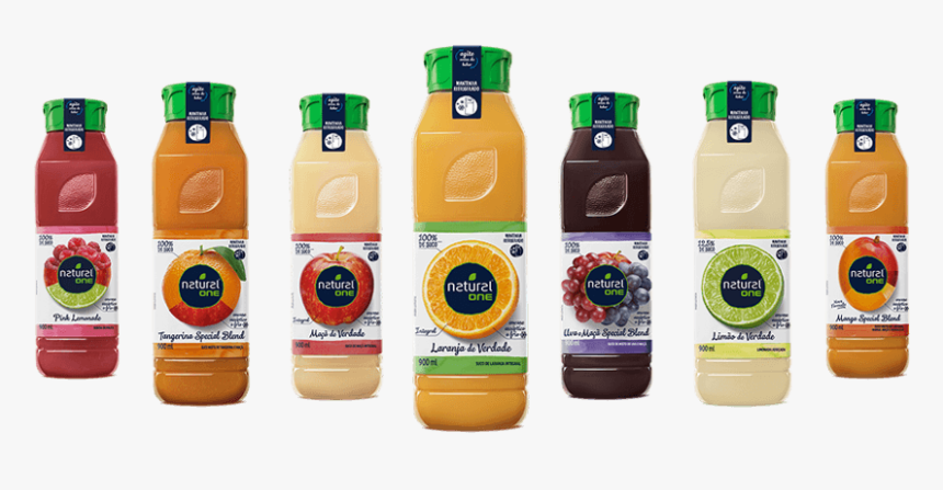 Garrafas De Natural One Refrigerada Jugos Tradicionales - Natural One Brazil, HD Png Download, Free Download