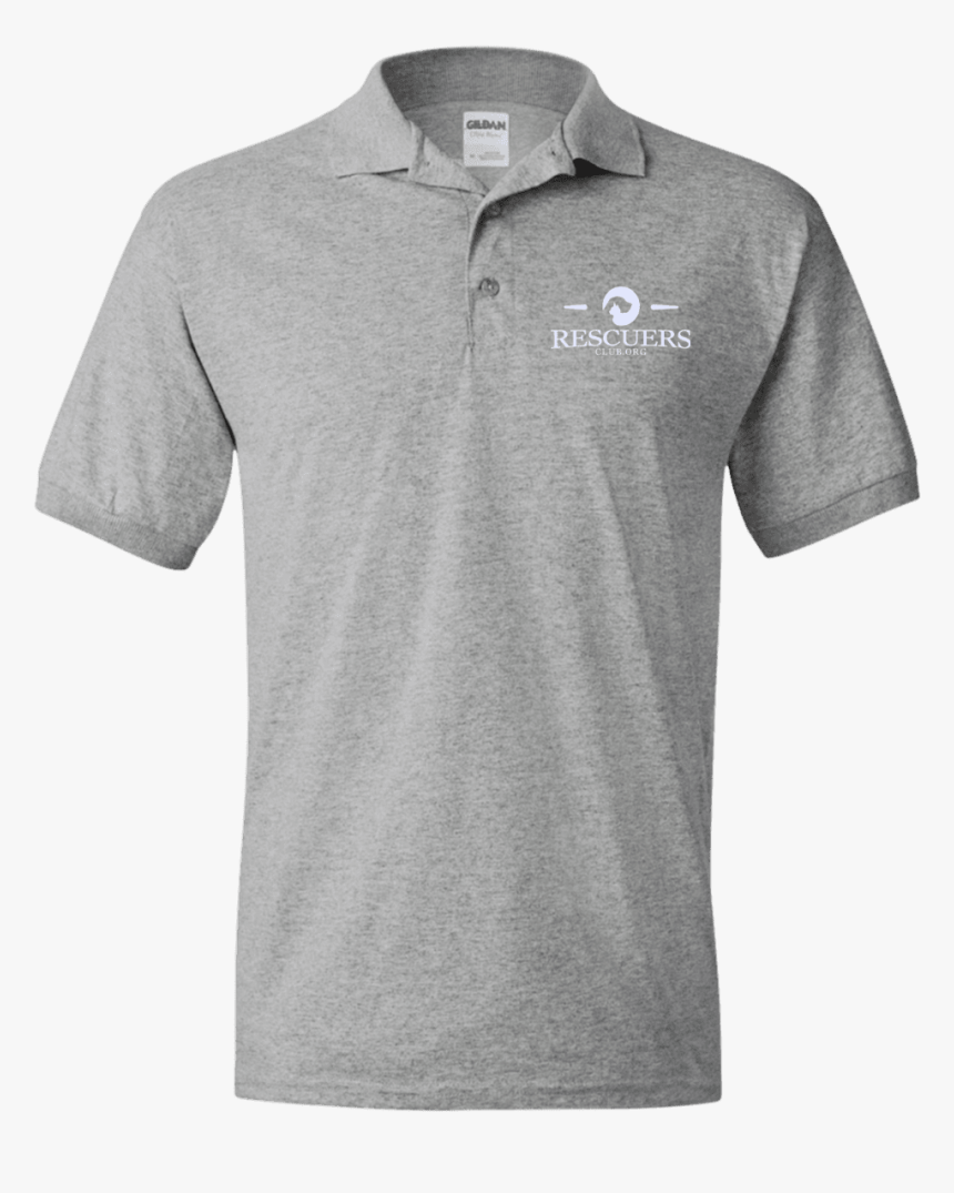 Gildan Sports Grey Polo Shirt, HD Png Download, Free Download