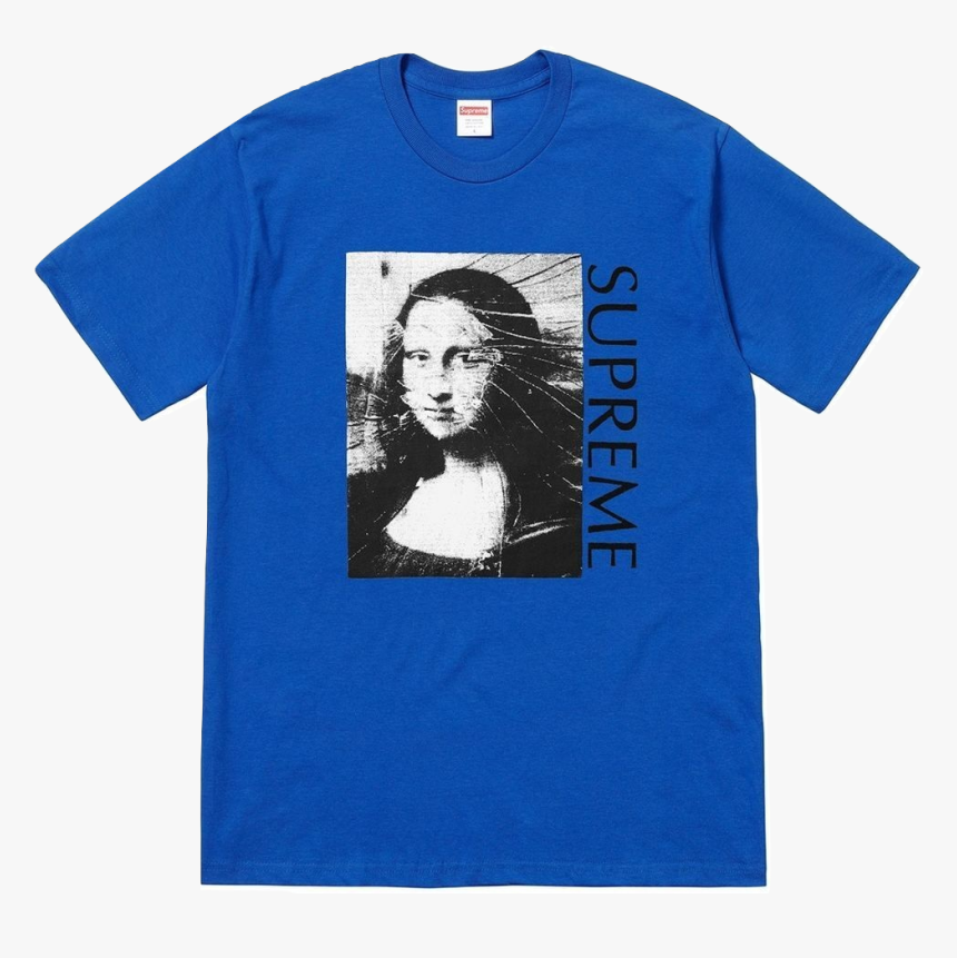 Blue Supreme Mona Lisa Shirt, HD Png Download, Free Download