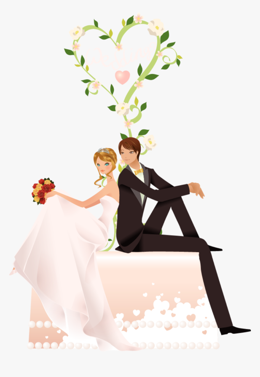 #wedding #couple #bride #love #feeling #feels #sitting, HD Png Download, Free Download