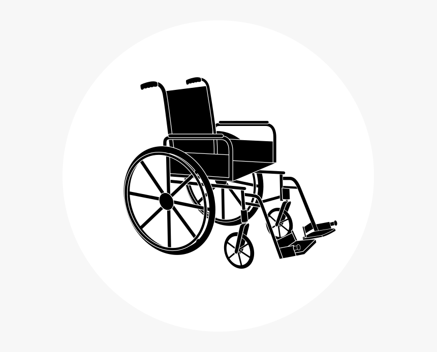 Clipart Hospital Wheelchair - Wheelchair, HD Png Download, Free Download