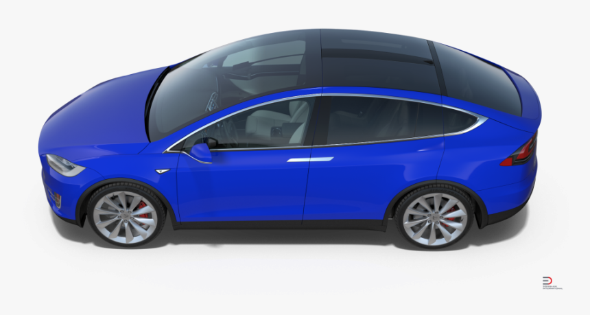 2 Tesla Model X Royalty-free 3d Model - Hot Hatch, HD Png Download, Free Download