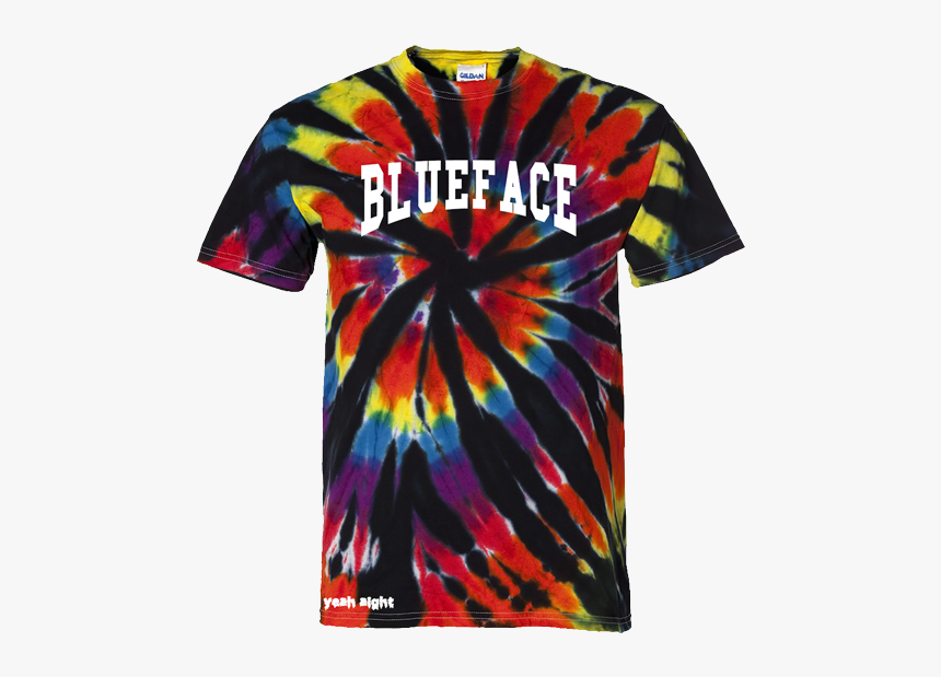 Blueface Tie Dye Tee - T-shirt, HD Png Download, Free Download