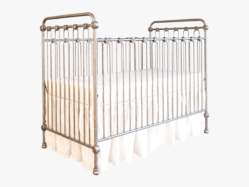 Joy Baby Crib Pewter - Infant Bed, HD Png Download, Free Download