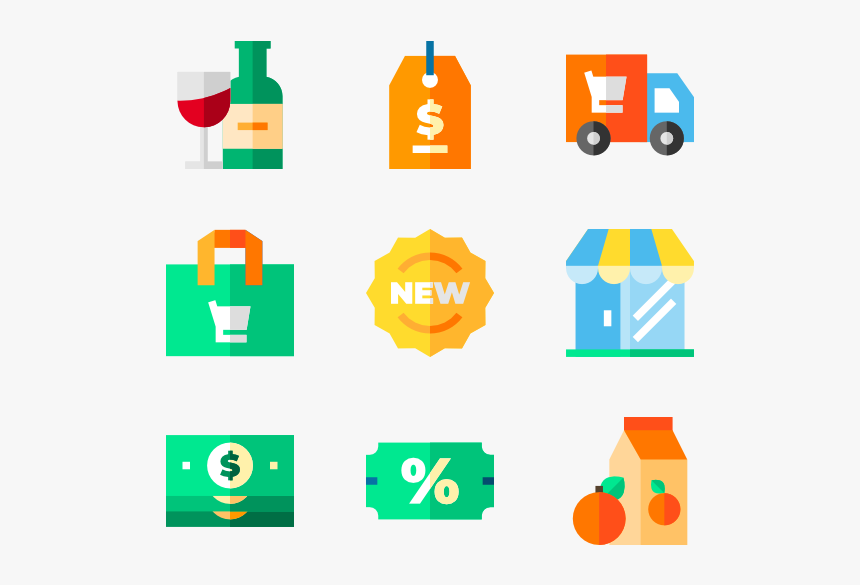 Grocery - Pack Icon Store, HD Png Download, Free Download