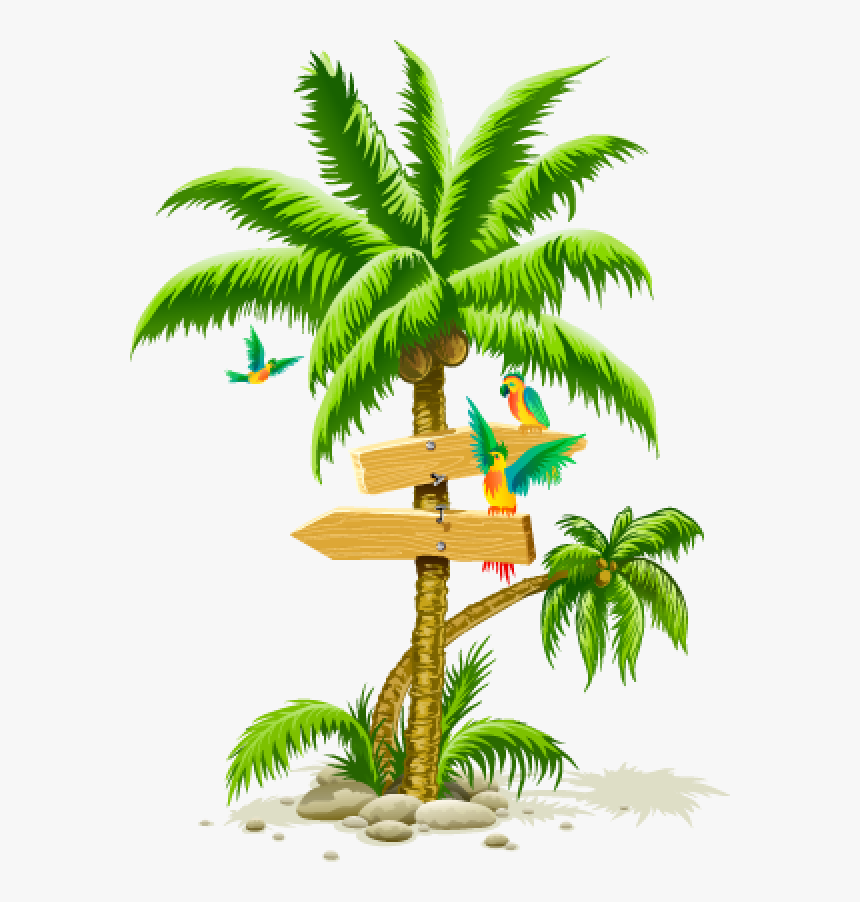 Palmtree Png Free Download - Tropical Palm Trees Png, Transparent Png, Free Download