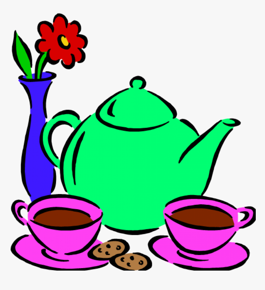 Transparent Tea Party Png - Clip Art Morning Tea, Png Download - kindpng