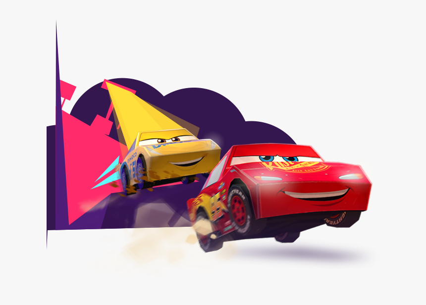 Disney Cubes Play - Sports Car, HD Png Download, Free Download