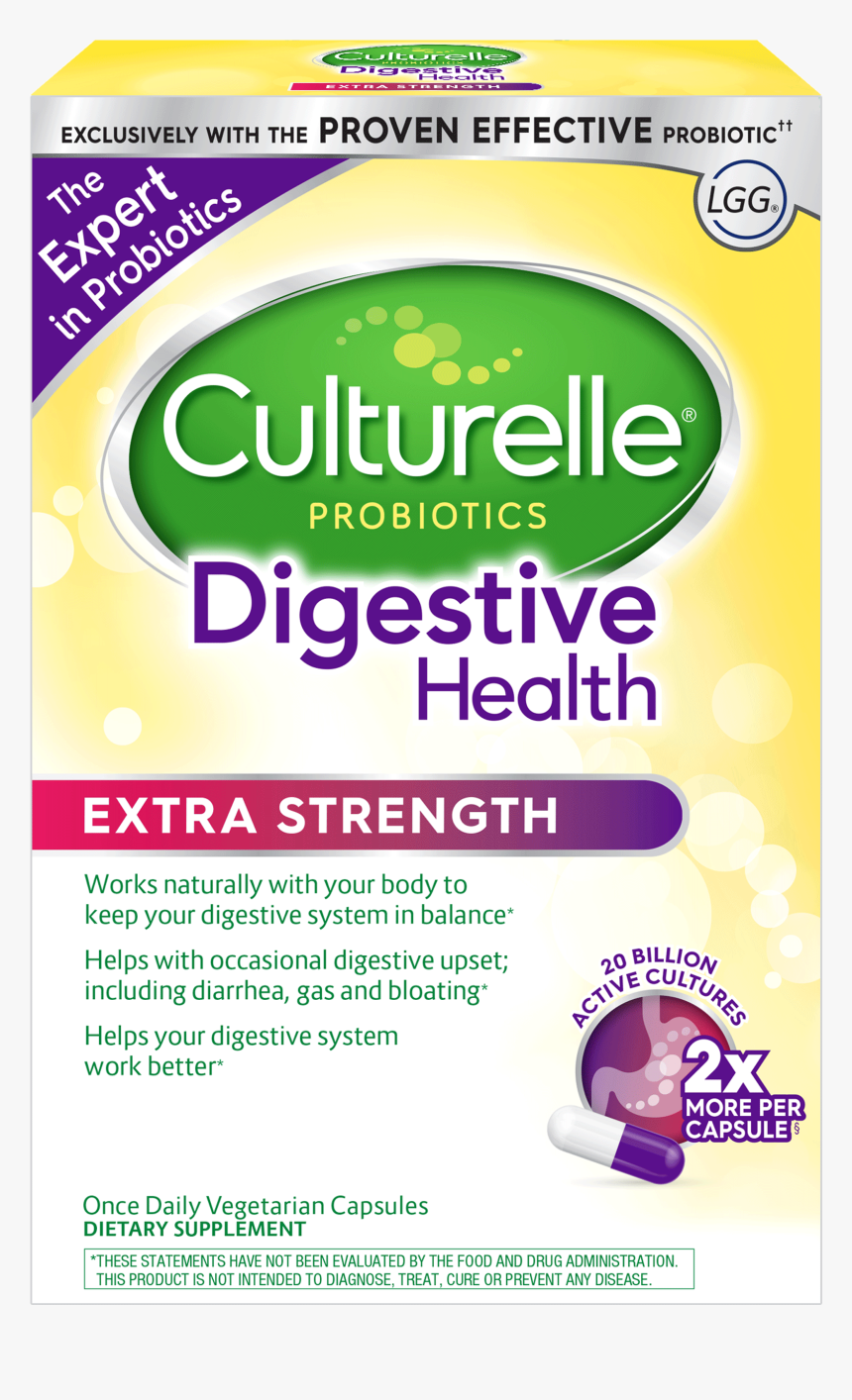 Culturelle® Digestive Health Extra Strength Probiotics - Lip Care, HD Png Download, Free Download