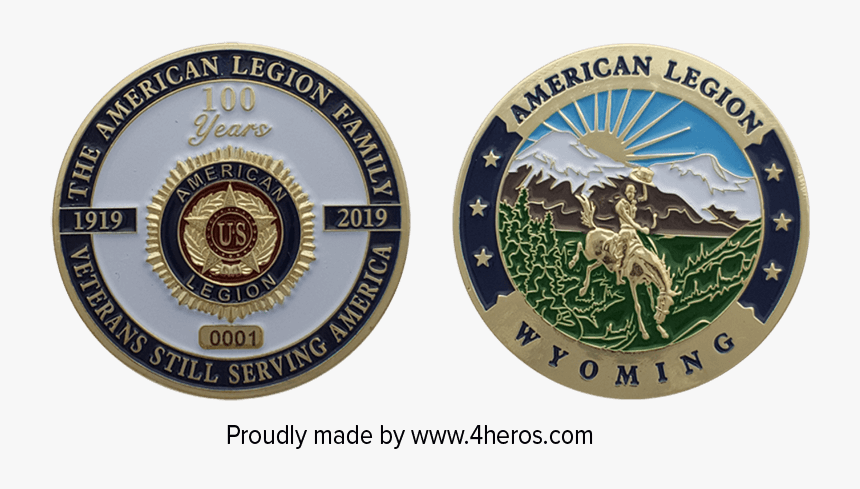 American Legion Post Challenge Coin, HD Png Download, Free Download