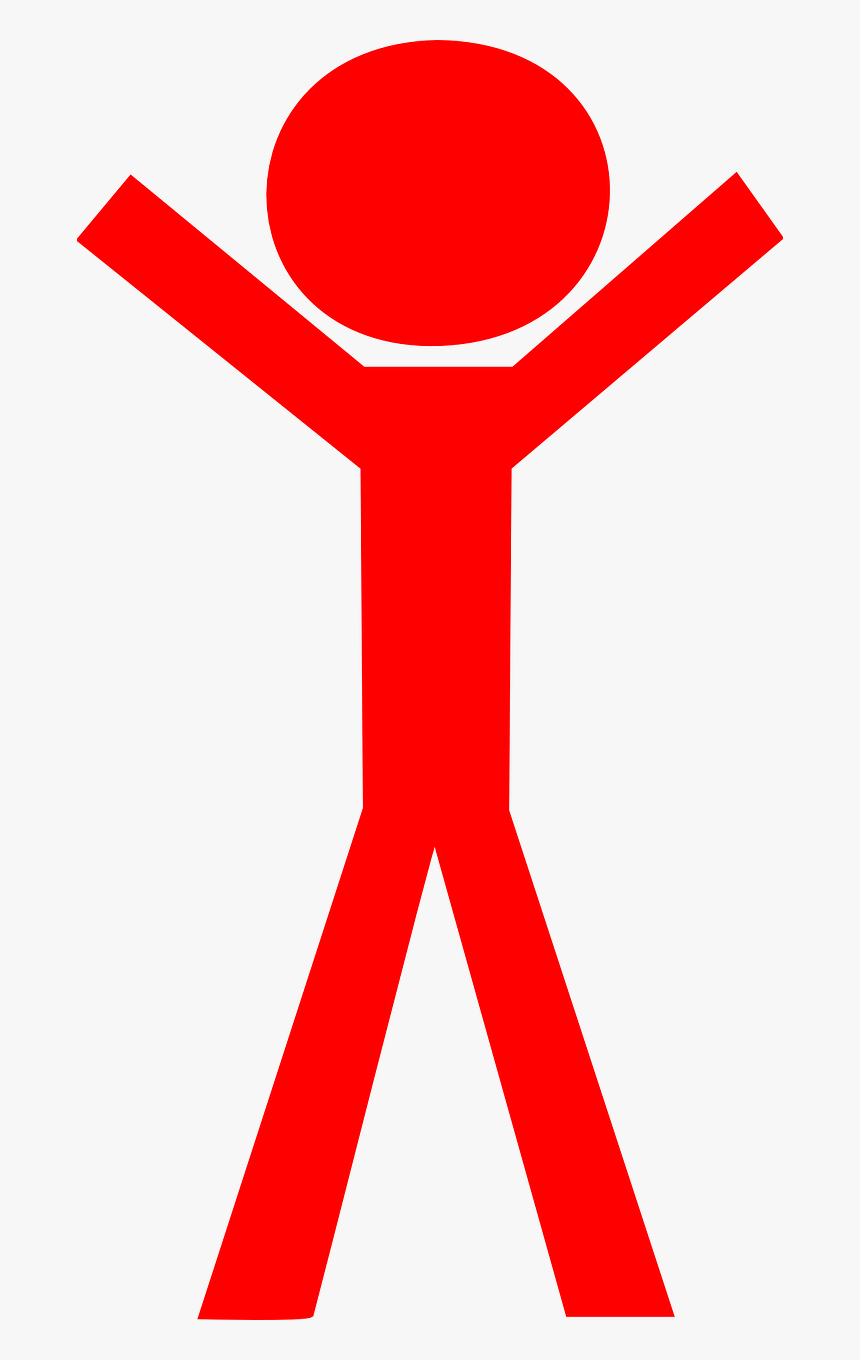 Red Stick Figure Png, Transparent Png, Free Download