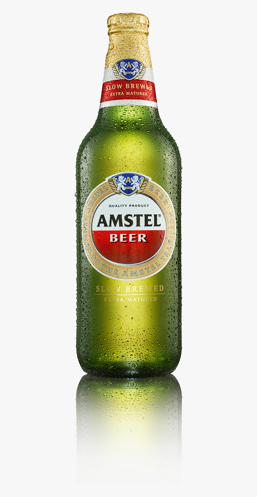 Amstel Beer Bottle 500ml - Amstel Beer Bottle Png, Transparent Png, Free Download