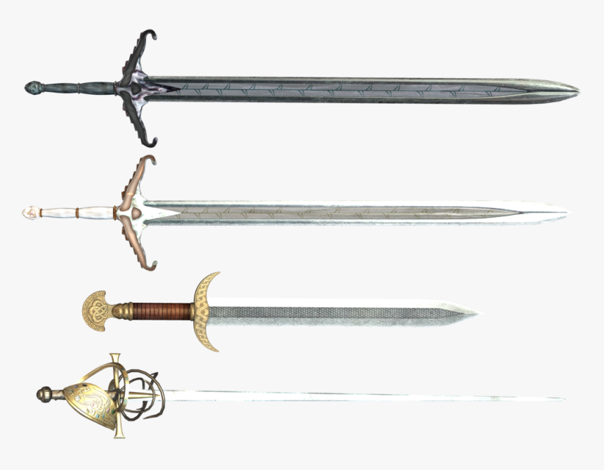 Sword Transparent Background Png - Espada De Guerrero Png, Png Download, Free Download