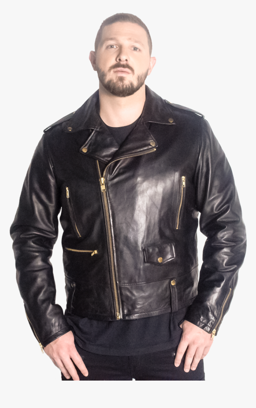 Leather Jacket, HD Png Download - kindpng