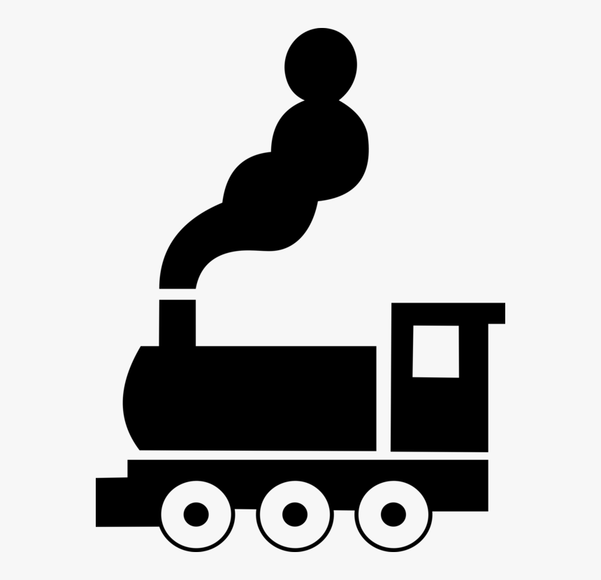 Steam Engine Train Icon, HD Png Download - kindpng