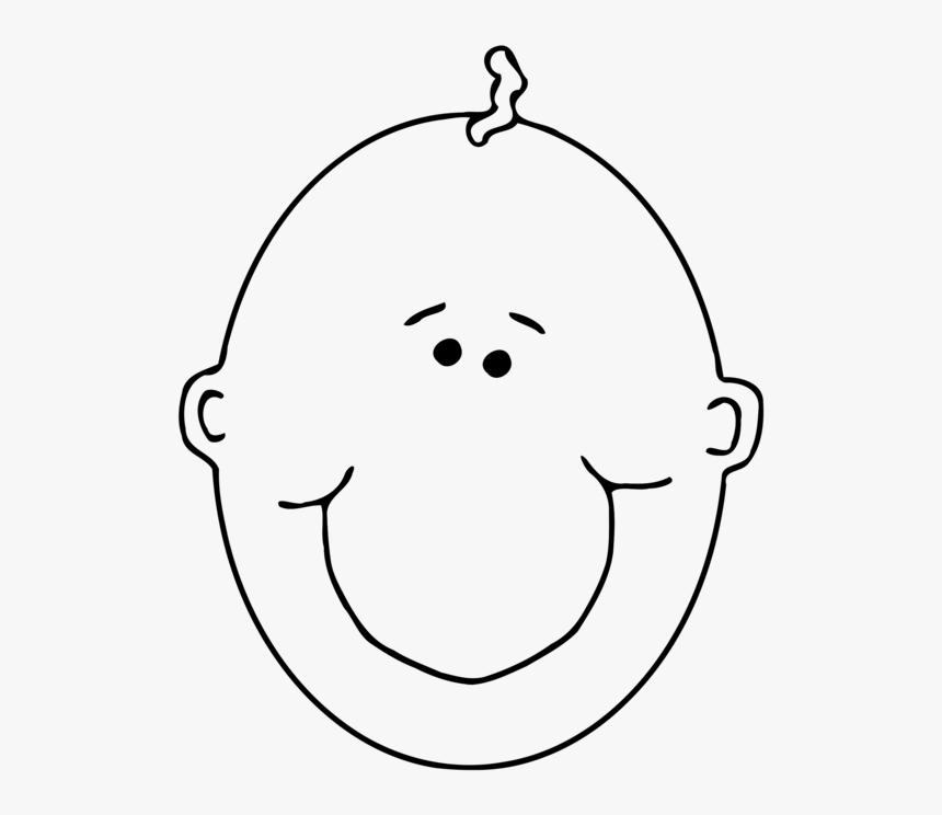 Emotion,art,oval - Clip Art Baby Head, HD Png Download, Free Download