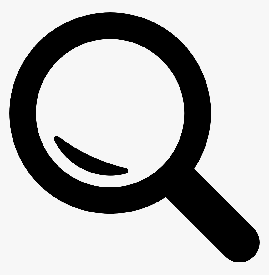 magnifying glass clip art black and white