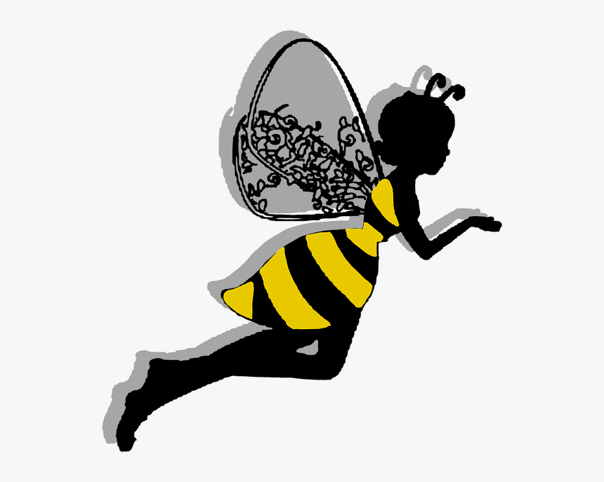 Girl, Happy, Design, Party, Flower, Summer, Floral - Bee Girl Png, Transparent Png, Free Download