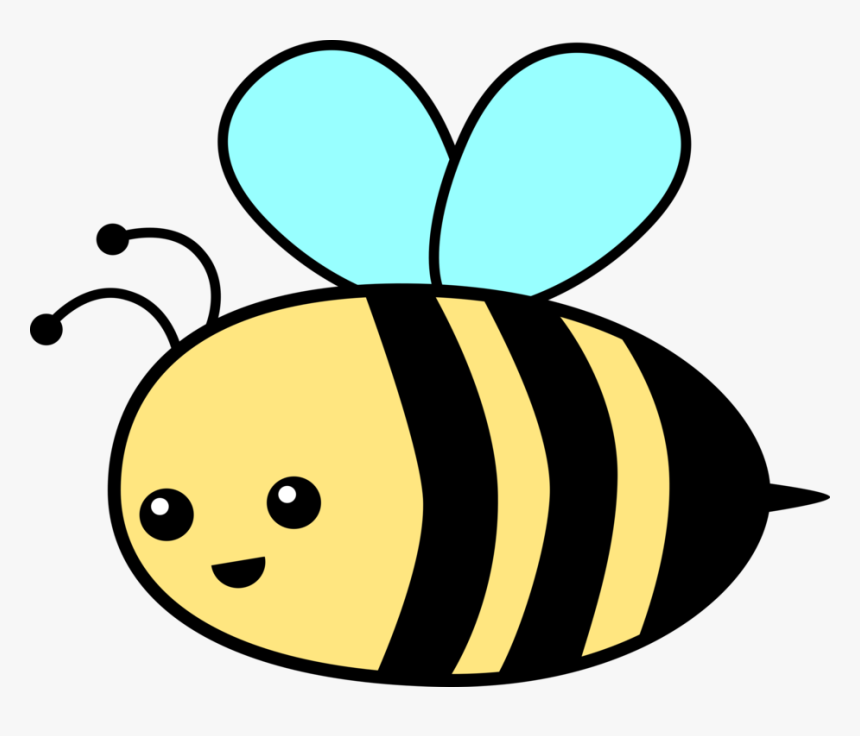 Transparent Cute Bee Png - Openclipart Org, Png Download - kindpng