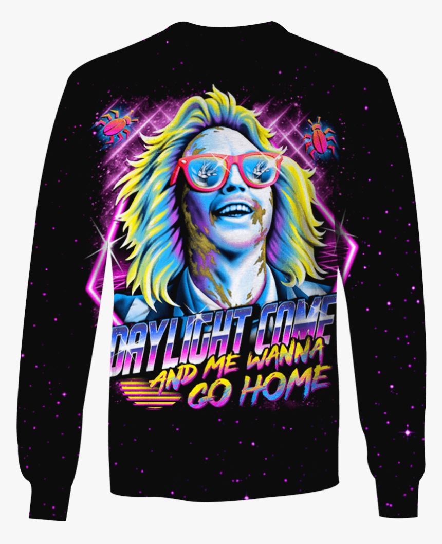 Gearhuman 3d Beetlejuice Daylight Come And Me Wanna - Beetlejuice Daylight Come And Me Wanna Go Home T Shirt, HD Png Download, Free Download