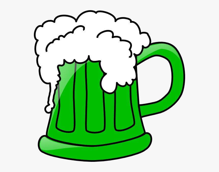 Green Beer Mug Clip Art, HD Png Download, Free Download