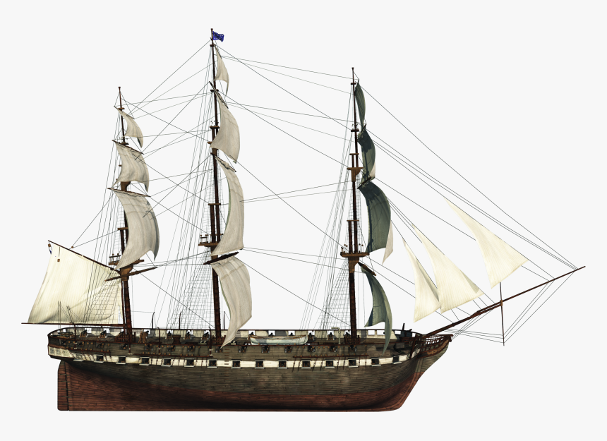 Pirate Sailing Ship - Корабль С Прозрачным Фоном, HD Png Download, Free Download