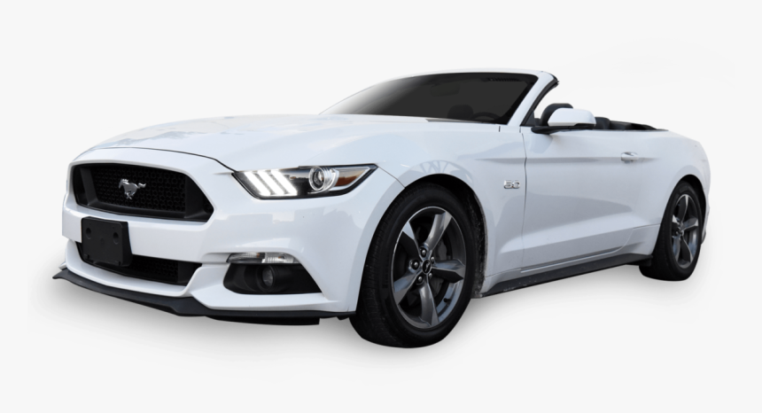 White Mustang Convertible 2018, HD Png Download, Free Download