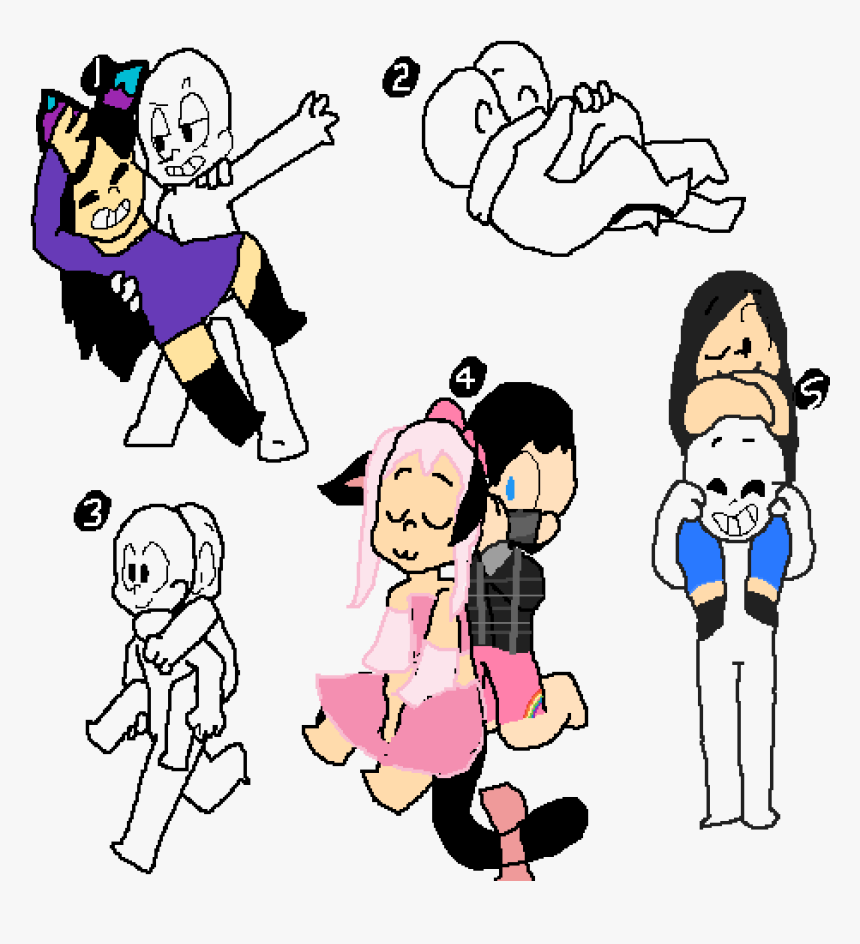 Draw The Squad Couples Clipart , Png Download Kid Zane Chan