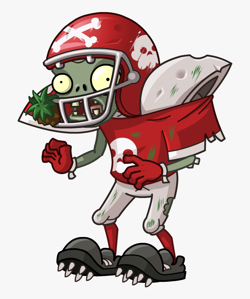 Plants vs zombies football zombie - artofit