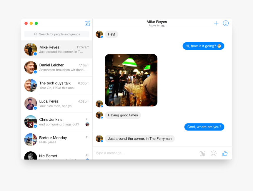 Facebook Messenger Png, Transparent Png, Free Download