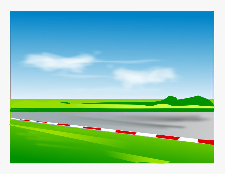 Clipart - Race Track - Race Track Background Clipart, HD Png Download, Free Download