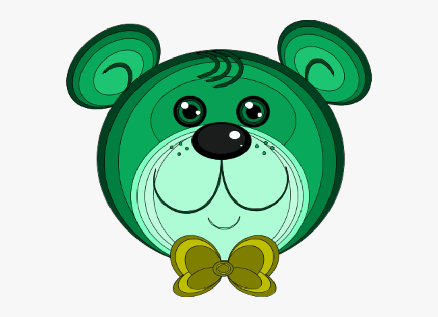 Teddy Bear Wearing Bow Tie - Ted Bear Face Png, Transparent Png, Free Download