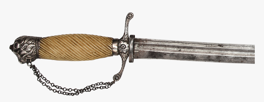 George Washington"s Silver Lion-headed Cuttoe - George Washington Sword, HD Png Download, Free Download