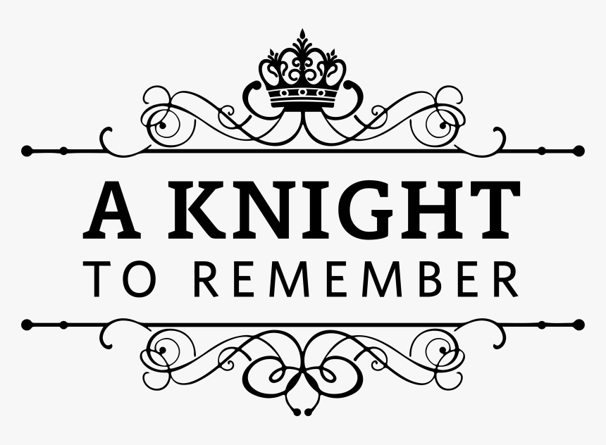 A Knight To Remember Logo Black Crop - Krishna Murthy College Of Engineering, HD Png Download, Free Download